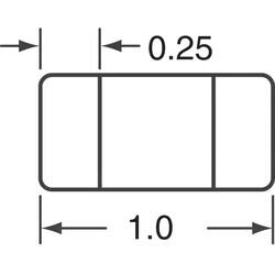 1 kOhms @ 100MHz 1 Signal Line Ferrite Bead 0402 (1005 Metric) 250mA 1.1Ohm - 2