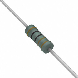 1 kOhms ±1% 0.25W, 1/4W Through Hole Resistor Axial Flame Retardant Coating, Safety Metal Film - 1