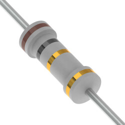 1 kOhms ±5% 2W Through Hole Resistor Axial Flame Proof, Safety Metal Oxide Film - YAGEO