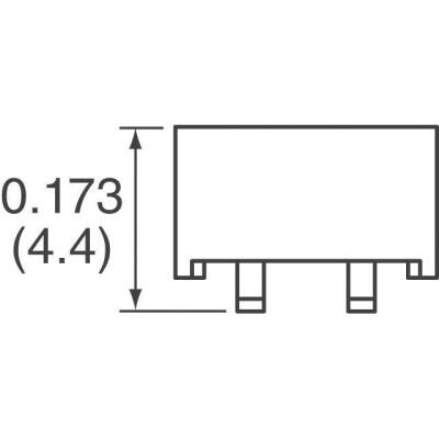 1 mH @ 100 kHz 2 Line Common Mode Choke Surface Mount 700mA DCR 300mOhm - 2