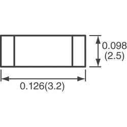 1 mH Unshielded Drum Core, Wirewound Inductor 100 mA 16.9Ohm Max 1210 (3225 Metric) - 2