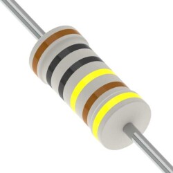 1 MOhms ±1% 0.5W, 1/2W Through Hole Resistor Axial Flame Retardant Coating, High Voltage, Safety Metal Film - YAGEO