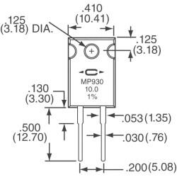 1 Ohms ±1% 30W Through Hole Resistor TO-220-2 Full Pack Moisture Resistant, Non-Inductive Thick Film - 4