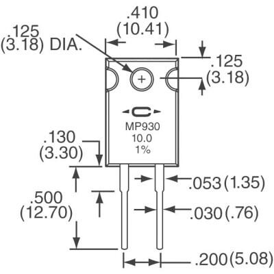 1 Ohms ±1% 30W Through Hole Resistor TO-220-2 Full Pack Moisture Resistant, Non-Inductive Thick Film - 4