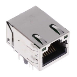 1-port-rj45-Connector Jacks Through Hole 10/100/1000 Base-T, AutoMDIX - Amphenol ICC (Commercial Products)