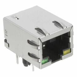 1 Port RJ45Through Hole 10/100 Base-T, AutoMDIX - WIZnet
