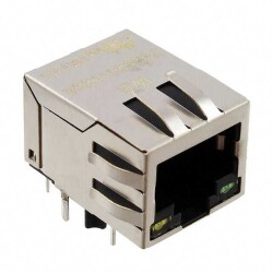1 Port RJ45 Through Hole 10/100 Base-T, AutoMDIX, Power over Ethernet (PoE) - Würth Elektronik