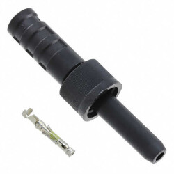 1 Position Connector LGH Plug Cylindrical Free Hanging (In-Line) - TE Connectivity Aerospace, Defense and Marine