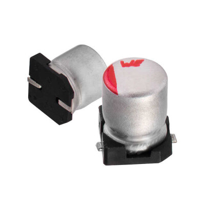 1 µF 50 V Aluminum Electrolytic Capacitors Radial, Can - SMD 1000 Hrs @ 85°C - 1