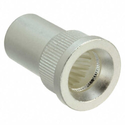 Terminal Busbar Receptacle Connector Press-Fit, Knurled - Amphenol Industrial Operations
