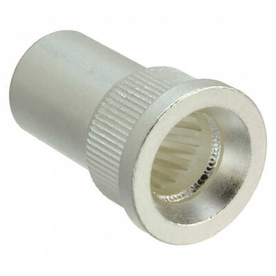 Terminal Busbar Receptacle Connector Press-Fit, Knurled - 1