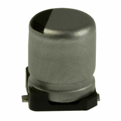 10 µF 35 V Aluminum Electrolytic Capacitors Radial, Can - SMD 1000 Hrs @ 85°C - Panasonic Electronic Components