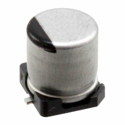 10 µF 35 V Aluminum Electrolytic Capacitors Radial, Can - SMD 5000 Hrs @ 105°C - Panasonic Electronic Components