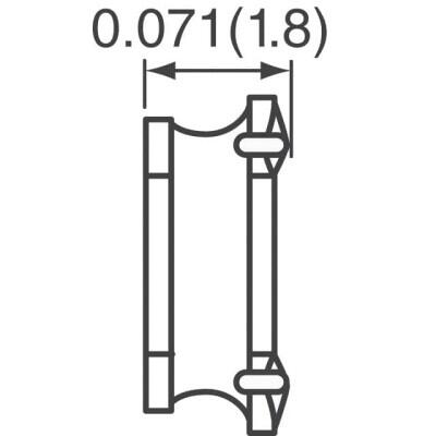 10 µH Shielded Drum Core, Wirewound Inductor 1.2 A 180mOhm Max Nonstandard - 3