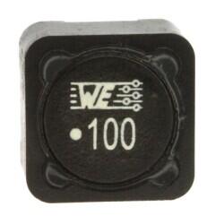 10 µH Shielded Drum Core, Wirewound Inductor 6.2 A 22mOhm Max Nonstandard - Würth Elektronik