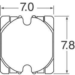 10 µH Unshielded Drum Core, Wirewound Inductor 2.3 A 70mOhm Max Nonstandard - Sumida America Components Inc. (1)