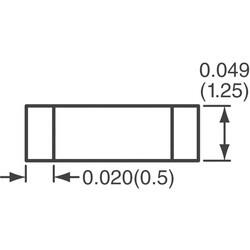 10 µH Unshielded Wirewound Inductor 520 mA 650mOhm Max 0805 (2012 Metric) - Taiyo Yuden (1)