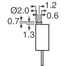 10 kOhms 0.5W, 1/2W PC Pins Through Hole Trimmer Potentiometer Cermet 25.0 Turn Top Adjustment - 6