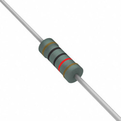 10 kOhms ±1% 0.25W, 1/4W Through Hole Resistor Axial Flame Retardant Coating, Safety Metal Film - 1