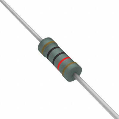 10 kOhms ±1% 0.25W, 1/4W Through Hole Resistor Axial Flame Retardant Coating, Safety Metal Film - 1