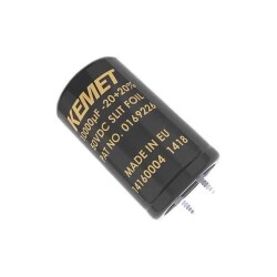 10 mF 63 V Aluminum Electrolytic Capacitors Radial, Can - Snap-In 18000 Hrs @ 85°C - KEMET