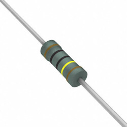 10 MOhms ±1% 0.25W, 1/4W Through Hole Resistor Axial Flame Retardant Coating, Safety Metal Film - 1