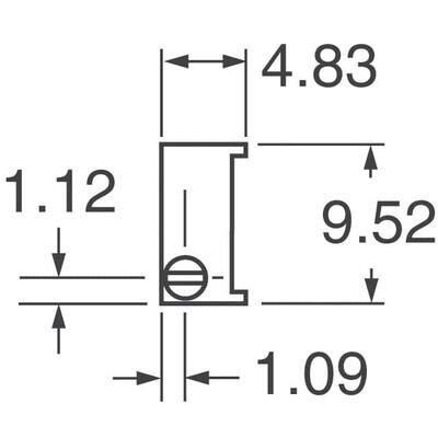 10 Ohms 0.5W, 1/2W PC Pins Through Hole Trimmer Potentiometer Cermet 25 Turn Top Adjustment - 3