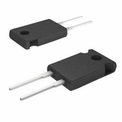10 Ohms ±1% 60W Through Hole Resistor TO-220-2 Full Pack Current Sense, Moisture Resistant, Non-Inductive, Pulse Withstanding Thick Film - Caddock Electronics Inc.