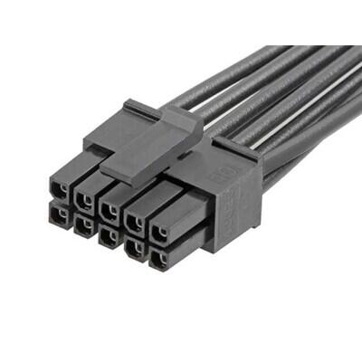 10 Position Cable Assembly Rectangular Socket to Socket 0.492' (150.00mm, 5.91