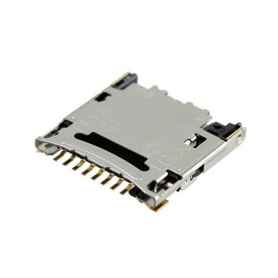 10 (8 + 2) Position Card Connector Secure Digital - microSD™ Surface Mount, Right Angle Gold - 1