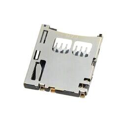 10 (8 + 2) Position Card Connector Secure Digital - microSD™ Surface Mount, Right Angle Gold - 1