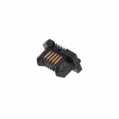 10 Position Connector Header, Center Strip Contacts Surface Mount Gold - 1