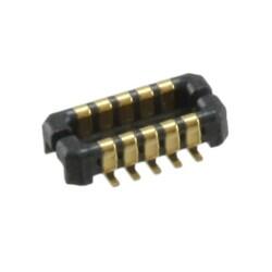10 Position Connector Header, Outer Shroud Contacts Surface Mount Gold - 1