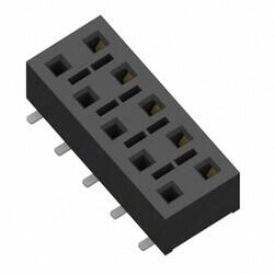 10 Position Receptacle, Bottom Entry Connector Surface Mount - Samtec Inc.