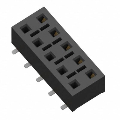 10 Position Receptacle Connector 0.100