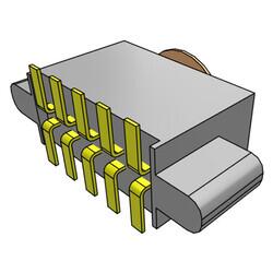 10 Position Receptacle Connector 0.050