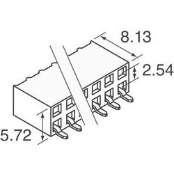 10 Position Receptacle Connector 0.100