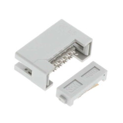 10 Position Rectangular Plug Connector IDC Gold 26-28 AWG, Stranded or Solid - 3M