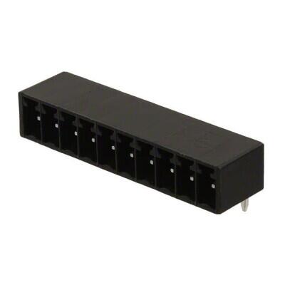 10 Position Terminal Block Header, Male Pins, Shrouded (4 Side) 0.138