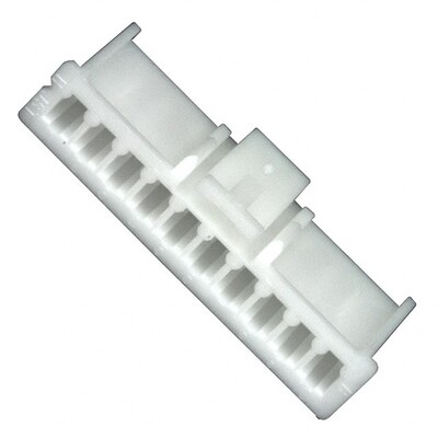 10 Rectangular Connectors - Housings Receptacle Natural 0.098