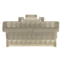 10 Rectangular Connectors - Housings Receptacle White 0.039