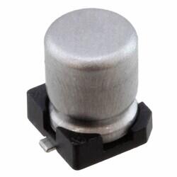10 µF 10 V Aluminum Electrolytic Capacitors Radial, Can - SMD 1000 Hrs @ 85°C - Nichicon