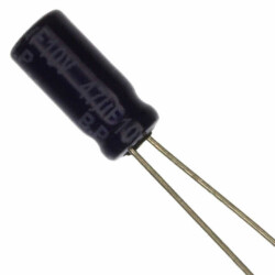 10 µF 25 V Aluminum Electrolytic Capacitors Radial, Can 2000 Hrs @ 85°C - Panasonic Electronic Components