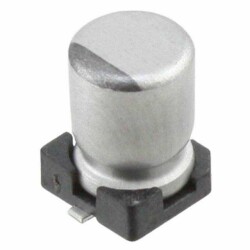 10 µF 35 V Aluminum Electrolytic Capacitors Radial, Can - SMD 2000 Hrs @ 105°C - Nichicon