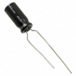 10 µF 16 V Aluminum Electrolytic Capacitors Radial, Can 2000 Hrs @ 85°C - 1