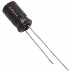 10 µF 100 V Aluminum Electrolytic Capacitors Radial, Can 2000 Hrs @ 105°C - Nichicon