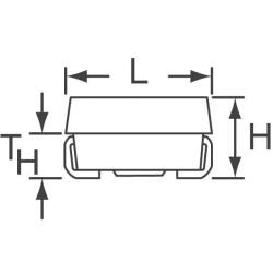 10 µF Tantal Kapasitör / Kondansatör (Molded) 25 V 2312 (6032 Metric) 450mOhm - 3