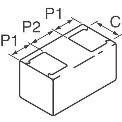10 µF Tantal Kapasitör / Kondansatör (Molded) 16 V 0805 (2012 Metric) 8Ohm - 2