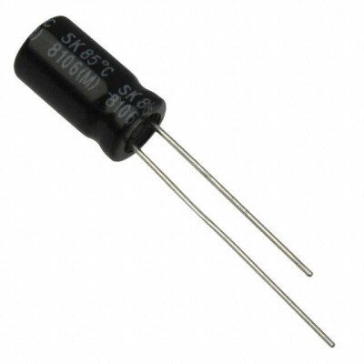 100 µF 25 V Aluminum Electrolytic Capacitors Radial, Can 1.85Ohm 2000 Hrs @ 85°C - 1