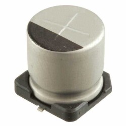 100 µF 63 V Aluminum Electrolytic Capacitors Radial, Can - SMD 2000 Hrs @ 105°C - Nichicon